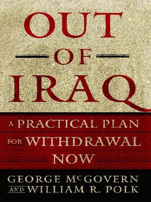cover image of Out of Iraq
